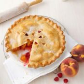 Peach-Raspberry Pie