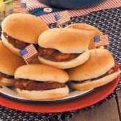 Barbequed Hamburgers (oven)
