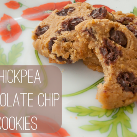 Chickpea Chocolate Chip Cookies