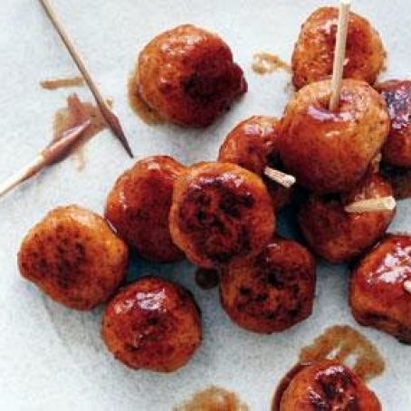 Barbeque Chicken Meatballs