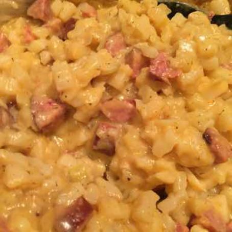 Smoked Sausage & Hashbrown Casserole in a Slow Cooker