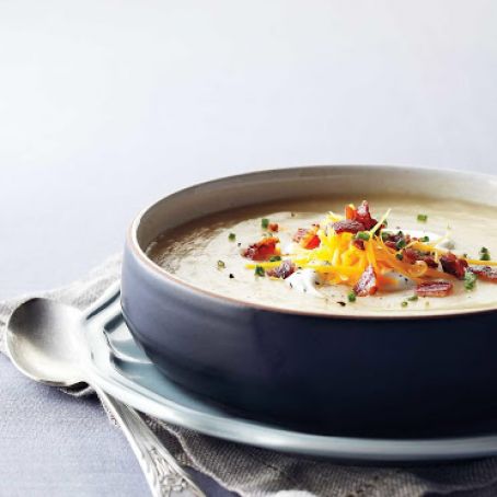 Potato, Cheddar and Chive Soup