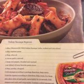 Italian Sausage Rigatoni