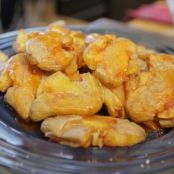 Smashed Fingerlings with BBQ Sauce