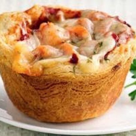 Four Cheese-Veggie Lasagna Cups