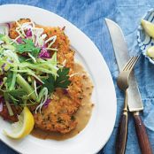 Pork Chops,  Fried with Caramelized Onion Gravy