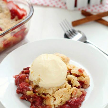 Strawberry Dump Cake