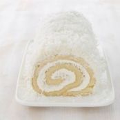 COCONUT ROULADE WITH RUM BUTTERCREAM
