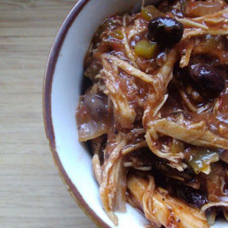 Pulled BBQ Chicken Chili
