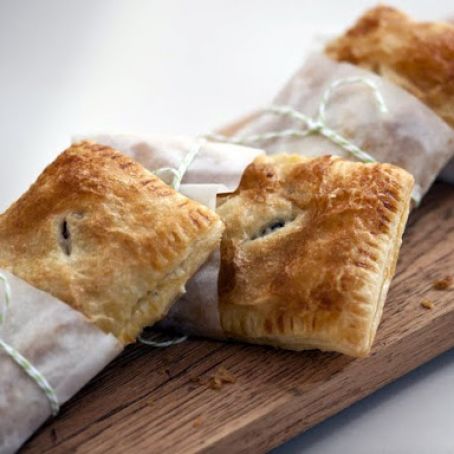 Almond, Pear and Cherry Pocket Pies