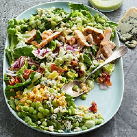 Succotash Salad with Buttermilk Avocado Dressing