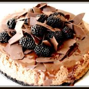'Blackberry Bramble' Chocolate Cheesecake