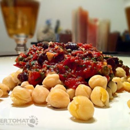 Chickpea Puttanesca