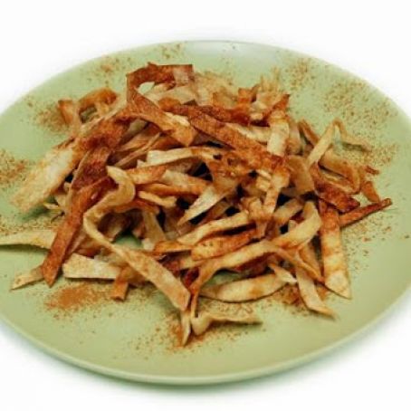 Cinnamon and Sugar Tortilla Crisps
