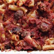 Mini Meatball Pasta Bake