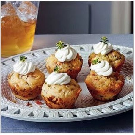 Bacon-Herb Cupcakes