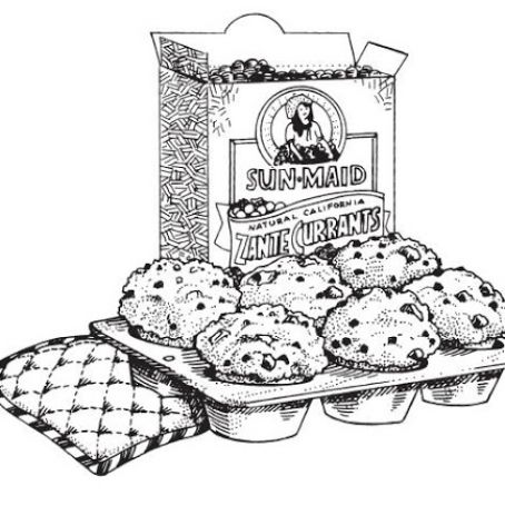 Oat, Apple & Raisin Muffins