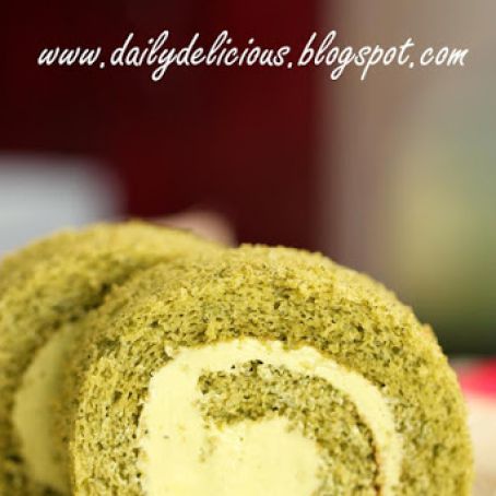 CAKE - Greentea Roll Cake