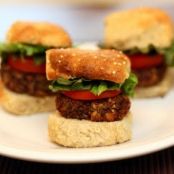Lentil-Mushroom Sliders