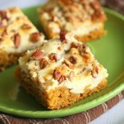 Pumpkin Cream Cheese Bars