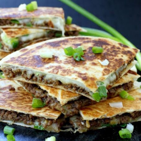 Korean Beef Quesadillas