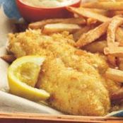 Potato Crusted Catfish and Chips