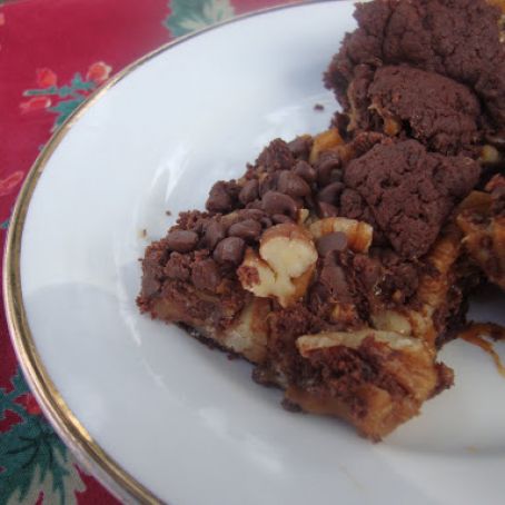 Bars: Choco Caramel Layer Squares