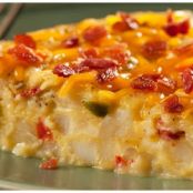 EGG POTATO BACON SKILLET BAKE