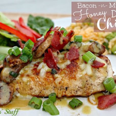 Bacon Mushroom Honey Dijon Chicken