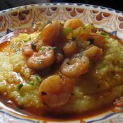 Shrimp Cognac and Baked Cheese Grits