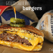 ~’Grilled Cheese Bun’ Burgers!