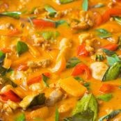 The Best Thai Panang Chicken Curry