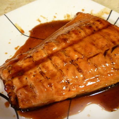 Salmon: Bourbon Glazed