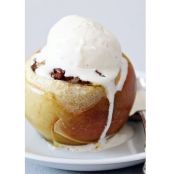 Skinny Fast-Fix Baked Apple Sundae