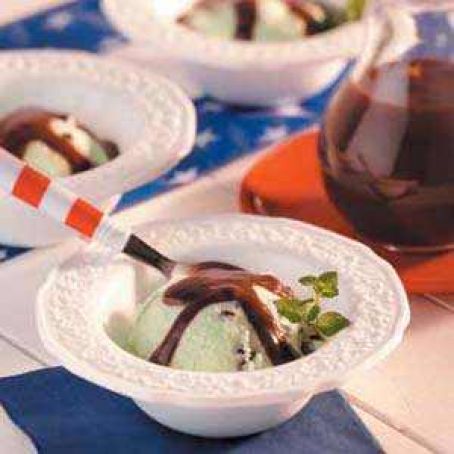 Mint Chocolate Chip Ice Cream