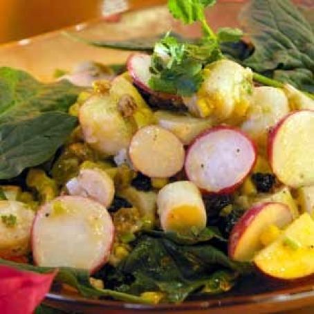 ENSALADA DE PALMITO CON ADEREZO DE CHIPOTLE