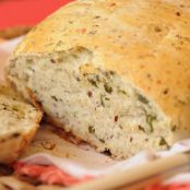 PAN ITALIANO CON QUESO Y HIERBAS