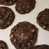 Chocolate Chocolate White Chocolate Chip Cookies