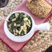Braised Cannellini Beans with Kale