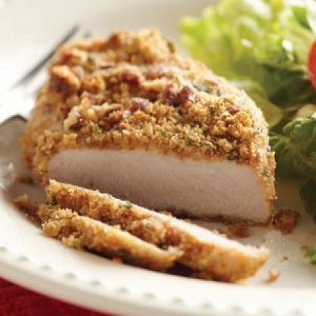 Pecan-and-Herb-Crusted Pork Chops