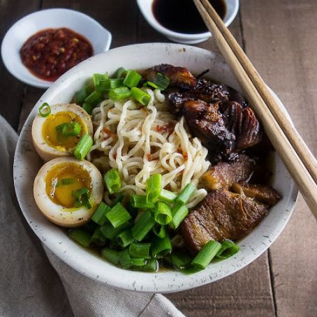 Crispy Instant Pot Caramelized Pork Ramen