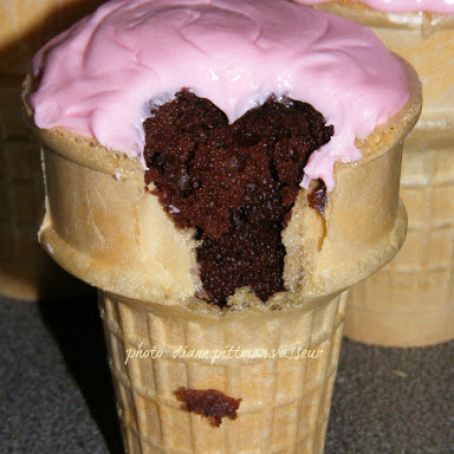 Ice Cream Cone Cupcakes