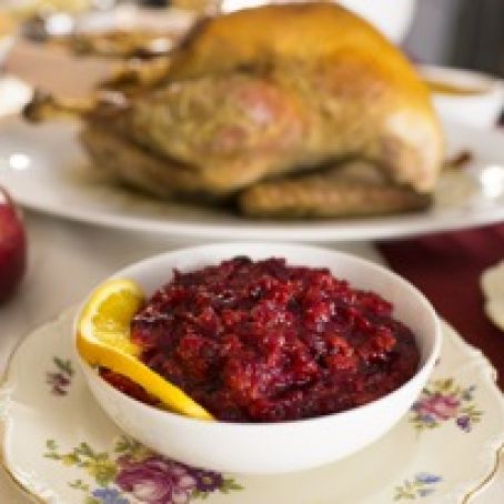 cranberry-orange chutney