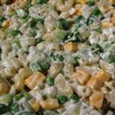 Sour cream Cheddar macaroni Salad