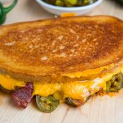 Jalapeno Popper Grilled Cheese Sandwich