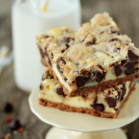 Cookie Dough Cheesecake Bars