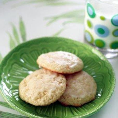 Lime & coconut cookies
