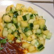 Cucumber and Zucchini  Salad