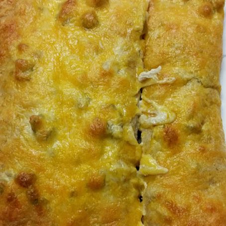 Chicken Enchiladas with Sour Cream White Sauce