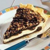 Cream Cheese Brownie Pie